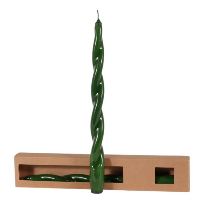 CANDELA SPIRALE H.290MM. D.20MM. BIANCA